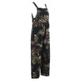 thumbnail image 4 of Nygoyerh Girls Plus Sizes Jumpsuit Leaf Floral Print U Neck Sleeveless Casual Overalls with Pockets, 4 of 5