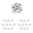thumbnail image 1 of Lote de 20 de Té de Plástico con Forma de Estrella, Contenedores de Caja Vacía con Luz de Té + 200 Mechas de Velas Naturales Pre-enceradas para Macarena tazas de mecha de vela mechas para velas, 1 of 8