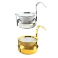 thumbnail image 1 of Colador de Té de 2 Piezas con Mango Teaware Reutilizable para Home Cafe Party, 1 of 6