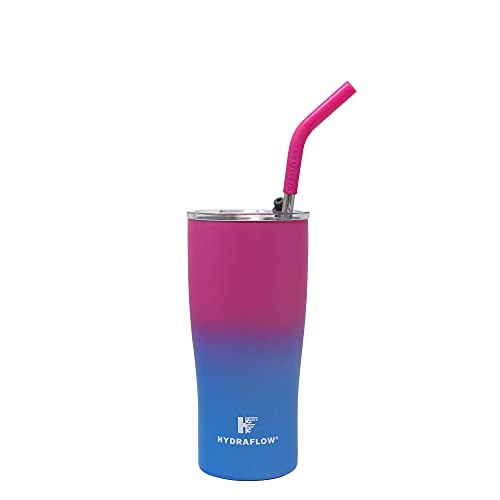 Hydraflow Capri 30oz Tumbler with Straw Triple Wall Vacuum