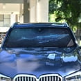 thumbnail image 4 of Polygons Blue Whale Car Windshield Sun Shade Foldable Car Front Window Visor Heat and UV Protection 57x31.5, 4 of 8