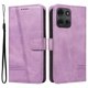 thumbnail image 1 of For Motorola Moto G75 5G Case Flip Wallet T-Shape Lines Leather Phone Cover - Light Purple, 1 of 5