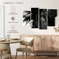 thumbnail image 4 of Elephant Stock Horse Up Close Wall Art - Horizontal Multi Panel Canvas - Living Room Wall Decor - Animal Multi Panel - Black And White Decor - 24" x 14", 4 of 4