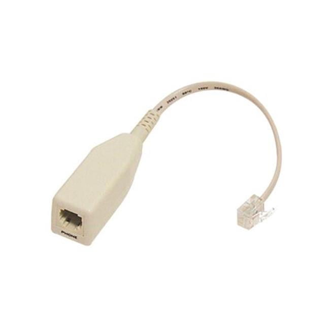 Single Line Telephone DSL Filter Ivory