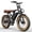 Brown, variant on UL2849 Electric Bike for Adults, 750W Motor, 20"x4" Fat Tire,48V/17.5AH