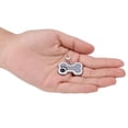 thumbnail image 4 of Collar aleación Etiqueta De Identificación De Mascota Gato Nombre De Animal Colgante De Identificación Forma De Hueso, 4 of 7