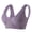 #0288-Dark Gray, variant on Womens Front Closure Seamless Sports Bra High Support Wireless Wide Strap Breathable Post Surgery Bra for Gym Yoga Daily Wear