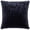 Black, variant on Paoletti Velvet Ripple Throw Pillow Cover
