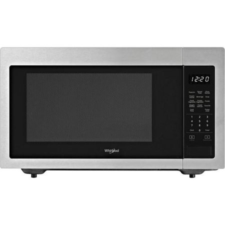 Whirlpool - 1.6 Cu. Ft. Full-Size Microwave - Stainless steel