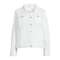 thumbnail image 5 of Time and Tru Women's Button Down Denim Jacket, Sizes XS-XXXL, 5 of 5