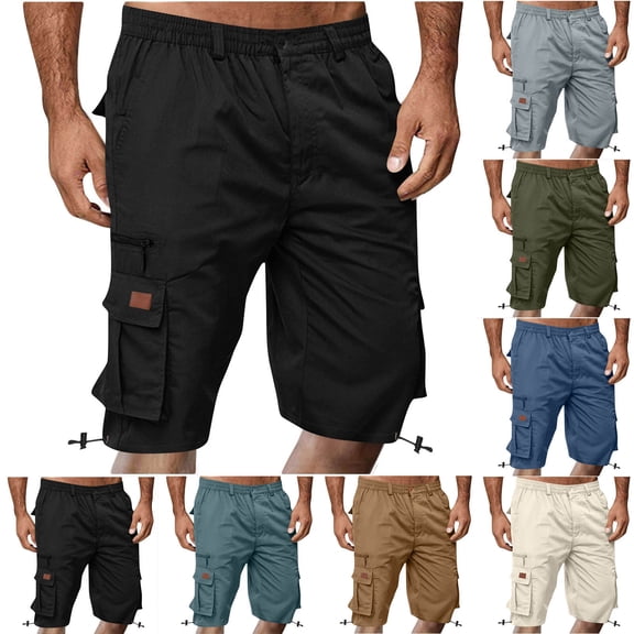 Purcolt Cargo Shorts for Men Quick Dry Lightweight Breathable Athletic Casual Gym Work Hiking Shorts with Pockets