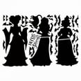thumbnail image 2 of Janrevotw 3 Pieces Halloween Window Stickers Decoration Witch Black Cat Bat Silhouette Window Stickers Decoration 3 Sets Home Party, 2 of 6