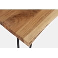 thumbnail image 6 of Jofran Nature's Edge Seven Piece Solid Acacia Dining Set with Upholstered Mid-Century Modern Chairs, 6 of 10