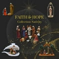 thumbnail image 5 of Comfy Hour Faith and Hope Collection Holy Family Christmas Nativity Scene Figurine, Small, Resin Stone, 5 of 5