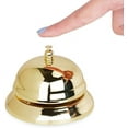 thumbnail image 3 of 1pc Gold Call Bells, 3.35 Inch Service Bell for Calling Customer Service, Desk Bell, 3 of 5