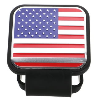Trailer Hitch Cover For Ford Maverick 2022-2024 - Rubber Plug With USA Flag Design