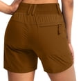thumbnail image 5 of RQYYD Women's 5" Hiking Golf Shorts with Pockets High Waist Stretch Cargo Short Shorts for Women Casual Summer, 5 of 6