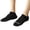 Black, variant on Women's White Cushioned Ankle Socks Single Pair Cut Athletic Size Medium