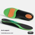 thumbnail image 1 of Orthotic Inserts Arch Support Shoe Inserts for Women Men,Orthotic Shoes Inserts,Plantar Fasciitis Insoles for Flat Feet,High Arch Support Shock Absorption Insoles (Green, Men 5-5.5/Women 7-7.5), 1 of 5