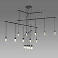 thumbnail image 5 of Sonneman S1d36k-Jr18xx12 Suspenders Led 4-Tier Tri-Bar Multi Light Pendant - Black, 5 of 7