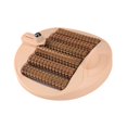 thumbnail image 4 of Masajeador de pies con rodillos, herramienta de masaje, ergonómico, resistente, de varias filas para usar debajo del escritorio. marrón oscuro, 4 of 9