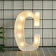 thumbnail image 3 of Luces LED con letras, letrero iluminado, letrero con letras para luz nocturna, boda/fiesta de cumpleaños, lámpara de Navidad alimentada por batería, decoración de Bar para el hogar BANYUO Electrónica, 3 of 4