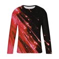 thumbnail image 3 of Blusas y camisas de manga larga y cuello redondo para hombre, camisetas casuales con estampado de moda y cuello redondo, blusas de licra de manga corta para hombre., 3 of 4