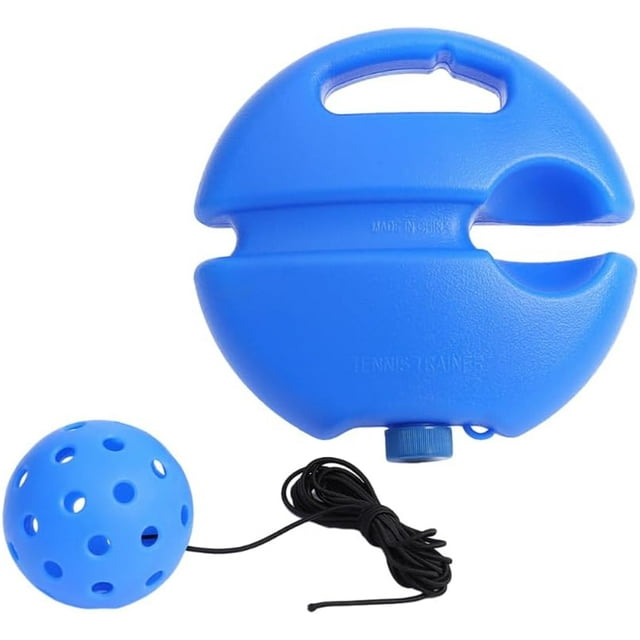 YSTIANN Pro Pickleball Rebounder Trainer,Double-Upgraded Solo Practice System with 164ft Adjustable Rope & 2 High-Bounce TPR Balls AZ78-3415