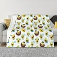 thumbnail image 1 of Fotbe Funny Avocado In Mexican Clothes Manta de Franela con Estampado, Manta Ultrasuave para Cama, Sofá, Auto, Hipoalergénica y Antibolitas-50"x40", 1 of 6