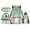 Green Baseball, variant on Yuyamidu Red Baseball Kids Backpack 4Pcs Set for Boys Girls 6-12 Years, Elementary School Rucksack with Lunch Bag Pencil Case Water Bottle Bag Back to School Supplies