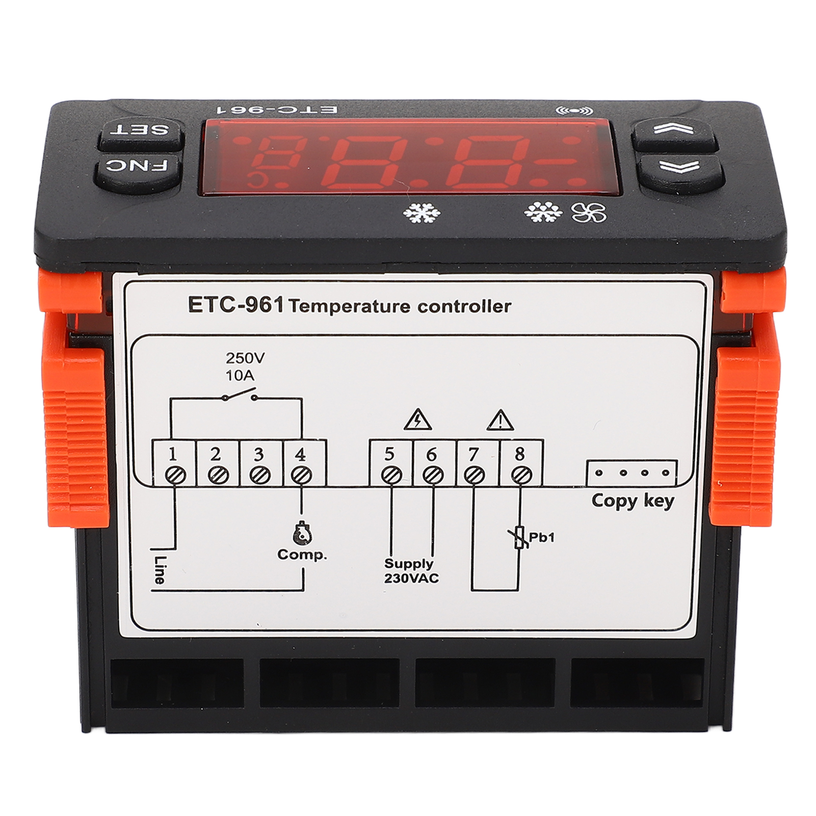 Controlador de temperatura del congelador Bling Bling digital 230 V CA ...