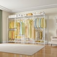 thumbnail image 2 of VIPEK V40 Plus Extra Large Clothes Rack Heavy Duty Clothing Rack, Closet Organizer System Freestanding Wardrobe, Max Load 1300lbs, White, 2 of 8