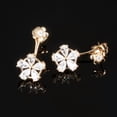 thumbnail image 2 of QQTDFG 18K Gold Plated Earring Drop AAA Cubic Zirconia Women's G263-default, 2 of 6