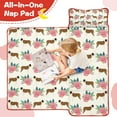 thumbnail image 4 of Saint Bernard Dog Breed and Flower Floral Toddler Nap Mats for Kids Preschool,Sleeping Mat Bag or Kids,Toddler Sleeping Bag,Toddler Nap Mat or Daycare, 4 of 6