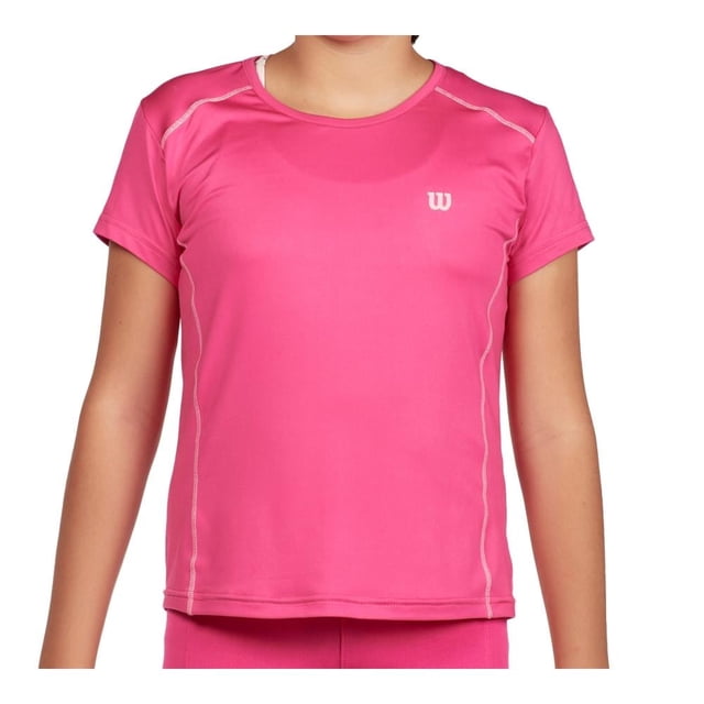 Playera Wilson para Niña, Fucsia Talla 12