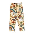 thumbnail image 4 of Fotbe Mushrooms And Rainbows Peace Women's Pajama Pants,Sleepwear Pants,Pj Bottoms Drawstring And Pockets-Large, 4 of 9