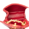 thumbnail image 4 of Pre-Owned CHANEL Mini Matelasse Chain Shoulder Bag in Red and Gold Lambskin for Women, 4 of 5