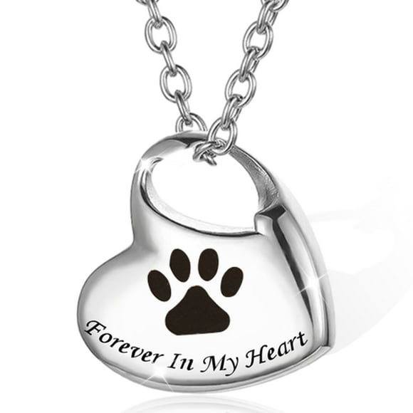 Xingzhi Delicate Heart Urn Necklace For Ashes Stainless Steel Keepsake Pendant 1Set