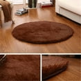 thumbnail image 5 of Cheers.US Round Fluffy Area Rugs for Kids Bedroom Living Room, Shaggy Cute Circle Nursery Carpet for Baby Girls Room Dorm Fuzzy Home Decor Circular Carpet，Different Size, 5 of 7