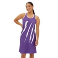 thumbnail image 3 of Effete Feline Claw Marks Scratch Women Racerback Dress (AOP), 3 of 6