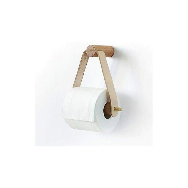 Portarrollos de madera creativo, almacenamiento para baño, toalla de papel, dispensador de papel higiénico, caja de soporte para Baño