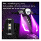 thumbnail image 5 of 2pcs Mini Luz Led Estrobo Funciones Fija Moto Auto Bicicleta Malubero, Negro, 5 of 5