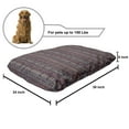 thumbnail image 2 of Ethnic Pet Bed, Ornamental Pattern with Arrows and Triangles Motifs from Folklore, Chew Resistant Pad for Dogs and Cats Cushion with Removable Cover, 24" x 39", Multicolor, by Ambesonne, 2 of 4