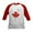 Red/White, variant on CafePress - Canada EH? Baseball Jersey - Kids Cotton Baseball Jersey, 3/4 Sleeve Shirt