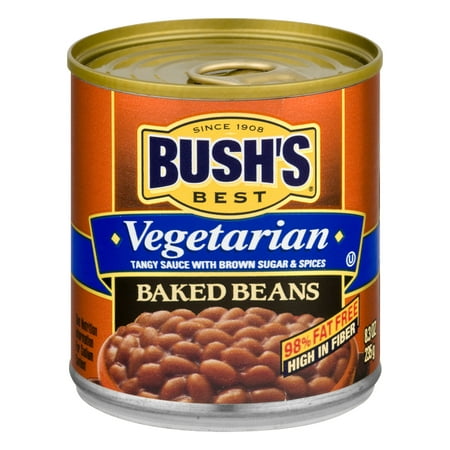 (6 Pack) BUSH'S BEST Baked Beans Vegetarian, 8.3 (Best Runner Bean Varieties)