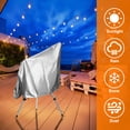 thumbnail image 5 of Uxcell 1Set Telescope Cover,59 x 33 x 165 Inch Waterproof Telescope Cover Outdoor Against Sun Dust Protective for Indoor or Outdoor Use, Black + Silver, 5 of 6