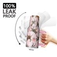 thumbnail image 3 of OBREWU Dogs with Flowers Tumbler with Handle and Lid,Dogs with Flowers 40oz Double Wall Vacuum Insulated Tumbler,Cups Gift for Women and Men, 3 of 7