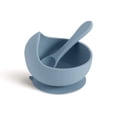 thumbnail image 1 of Baby Silicone Bowls with Suction - Toddler Bowl and Spoon Set Baby Silicone Weaning Set, 1 of 2