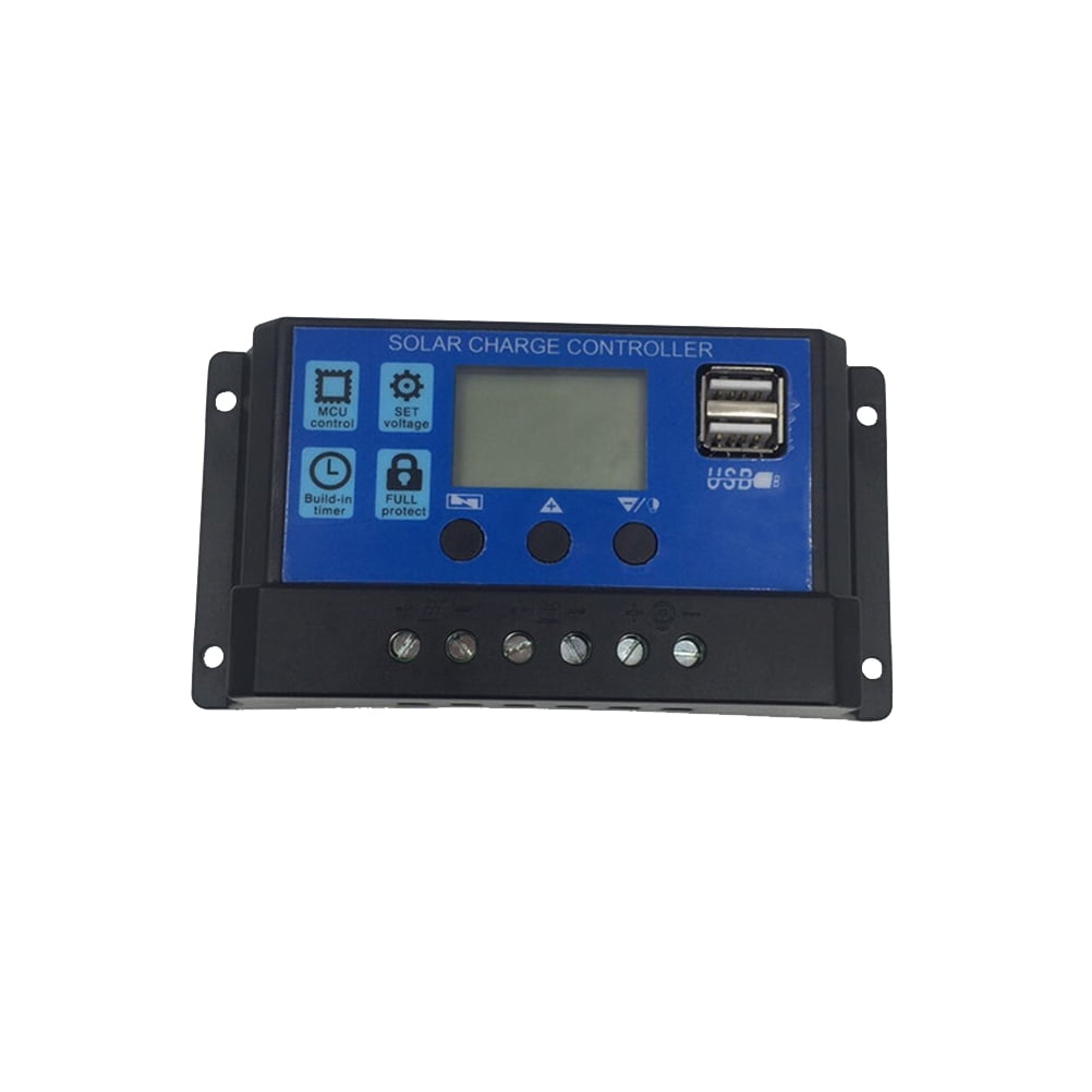 Details about   30A Solar Panel Battery Charge Controller 12V/24V LCD Regulator Auto Dual USB US 