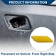 thumbnail image 3 of Tapa de boquilla de lavaparabrisas del lado derecho delantero de Unique Bargains para Honda Accord VIII 8 CP1 CP2 CP3 2008-2010, cubierta de recorte de parachoques 1 pieza tono dorado, 3 of 7